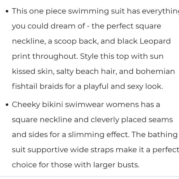 NWT LEOPARD ONE PIECE BATHING SUIT + NWT The Day Fashion Sunglasses - Picture 14 of 16